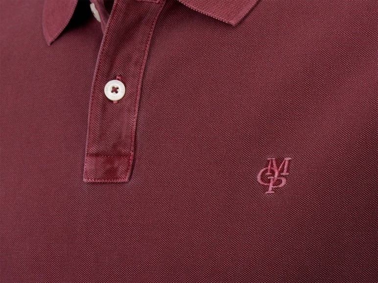 Gehe zu Vollbildansicht: Marc O'Polo Herren Polo Shirt Rib Details - Bild 4