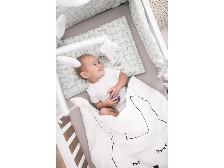 »Kuschelhase«, Kinder- reiner x und Baumwolle aus 135 100 Babybettwäsche cm, Träumeland