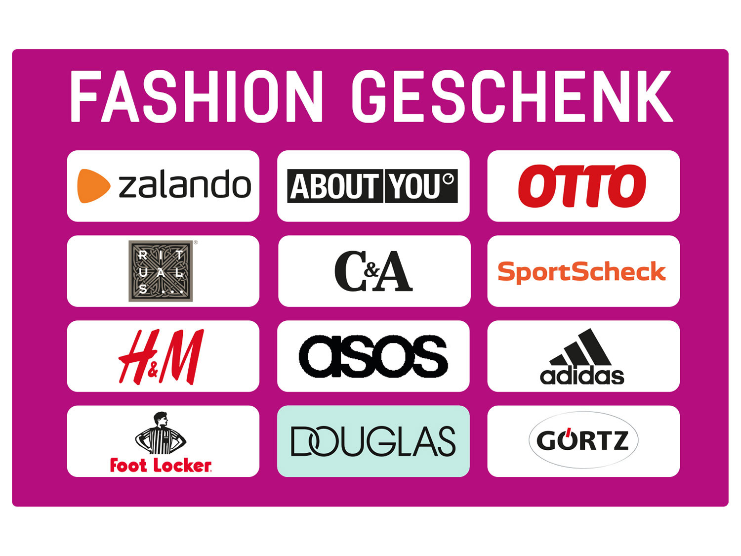 Wunschgutschein Fashion - 25€ Digital Code