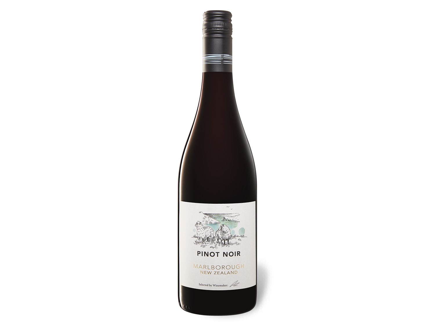 Pinot Noir Marlborough LIDL trocken, | 2020 Rotwein