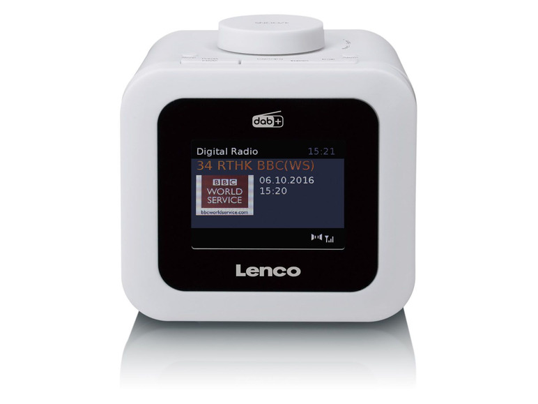 Gehe zu Vollbildansicht: Lenco CR-620 DAB+/FM Stereo Uhrenradio mit Farbdisplay - Bild 3