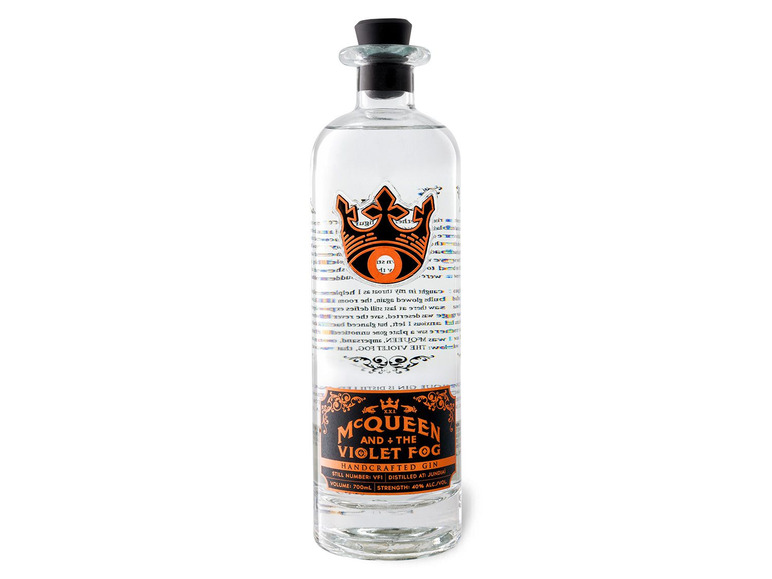 40% Vol Fog Gin the Handcrafted and McQueen Violet