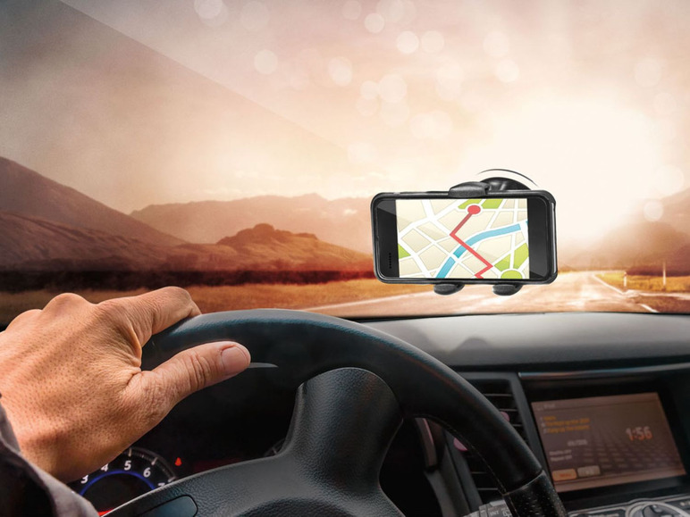 Gehe zu Vollbildansicht: ULTIMATE SPEED® Auto Handyhalterung, mit Saugnapf, 360° - Bild 2