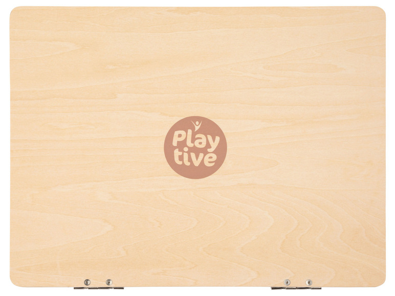 Playtive Holzspielzeug Zahlen, Kinder-Laptop, mit Buchstaben, Zeichen