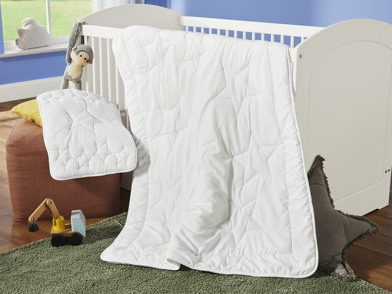 Gehe zu Vollbildansicht: MERADISO® Kinder Betten Set, 100 x 135 cm Steppdecke, mit Kopfkissen, Polyesterfüllung - Bild 4