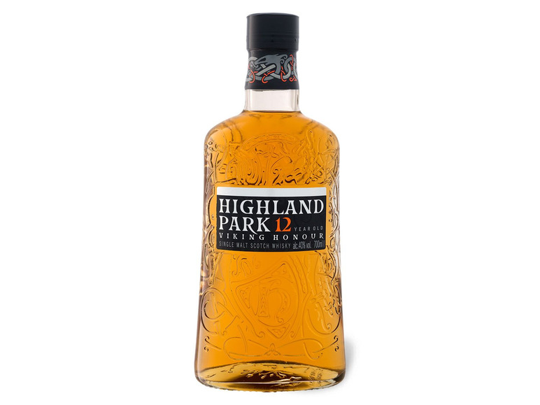 Highland Park 12 Whisky Single Years Malt Vol Geschenkbox VIKING mit Scotch 40% HONOUR