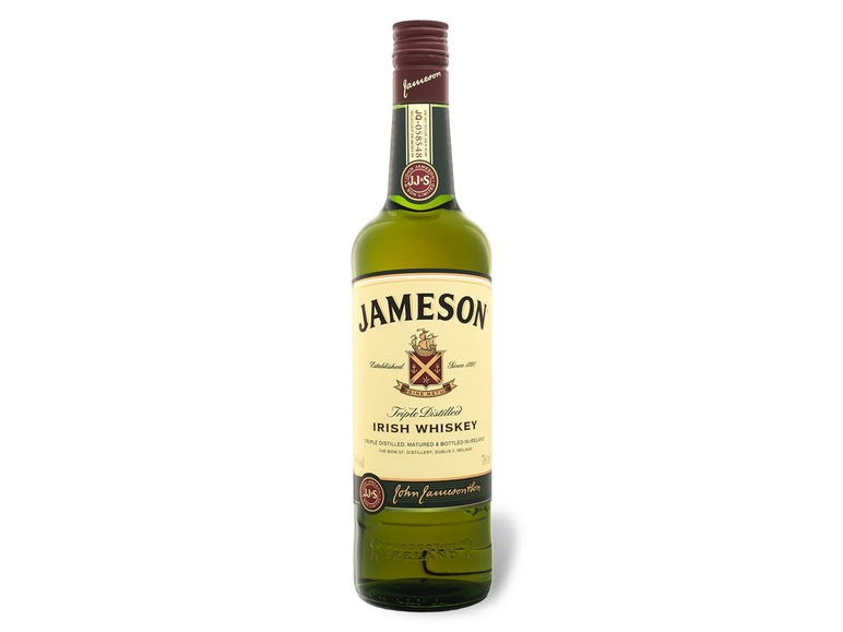 Gehe zu Vollbildansicht: Jameson Irish Whiskey 40% Vol - Bild 1