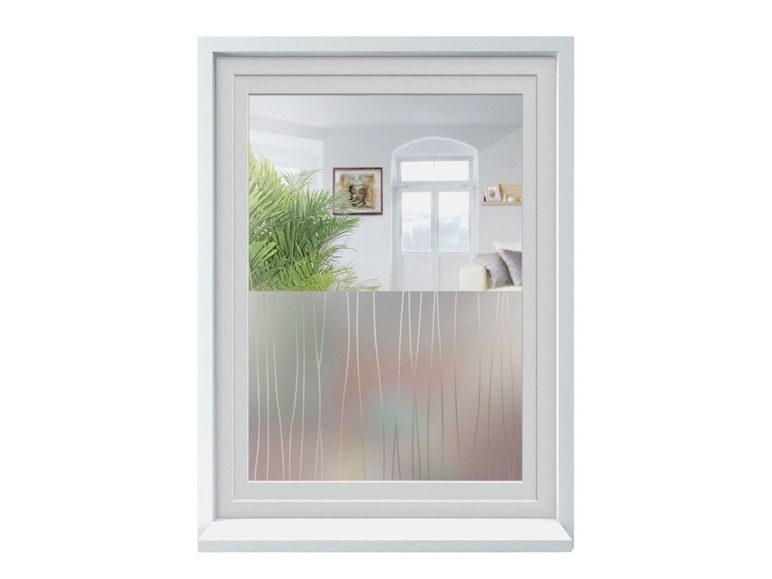 Gehe zu Vollbildansicht: MELINERA® Fenster-Sichtschutzfolie, selbsthaftend, wiederverwendbar, leichte Reinigung - Bild 13