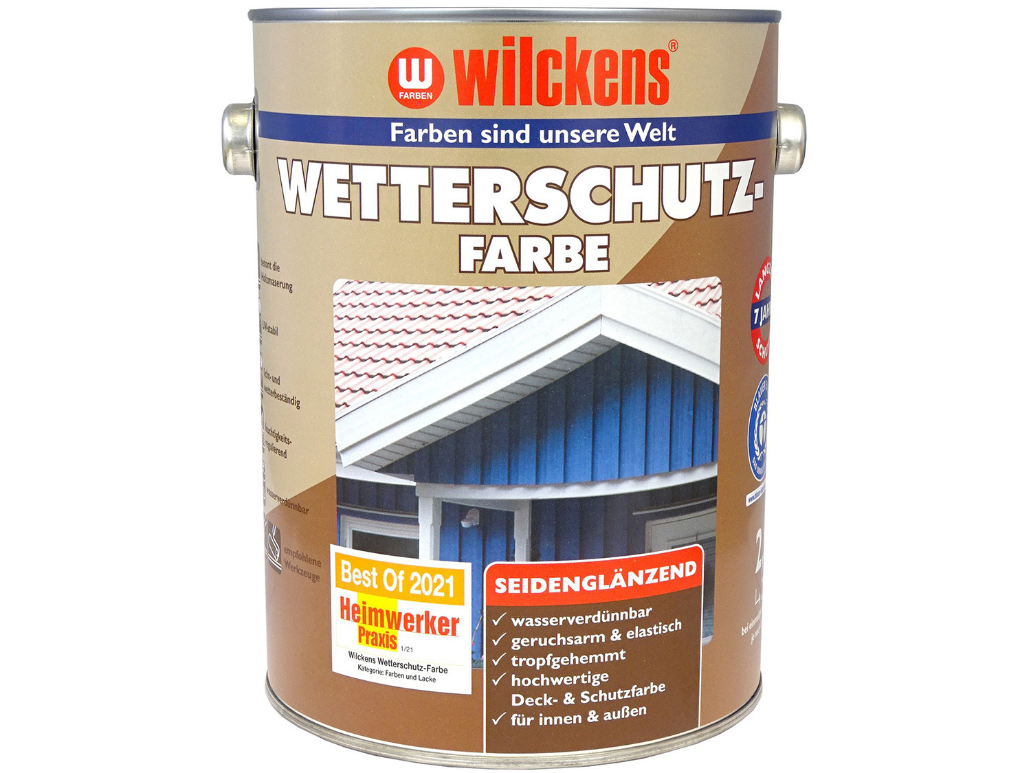 Wilckens Wetterschutzfarbe 2,5 ltr. (schwedenrot)