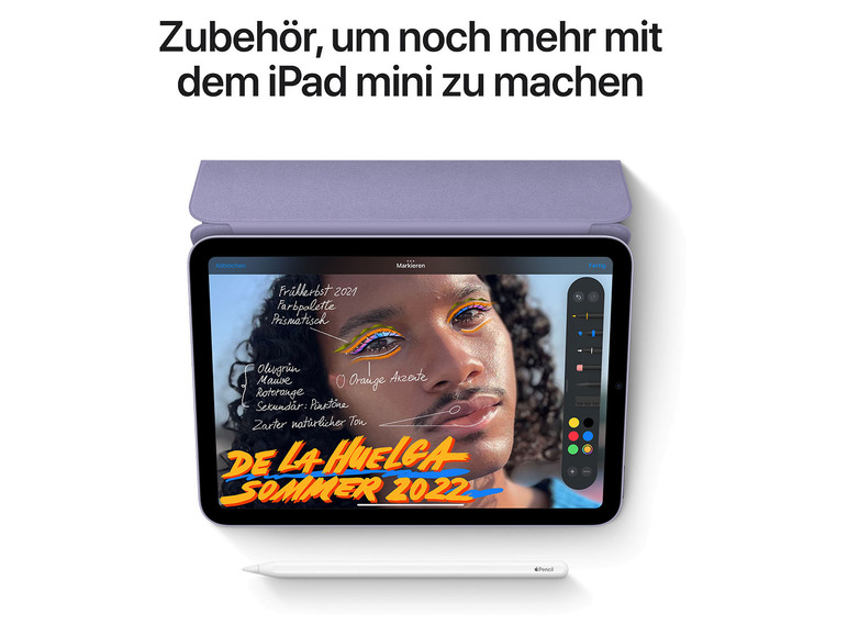 Gehe zu Vollbildansicht: Apple iPad mini Wi-Fi + Cellular 64 GB (6. Gen) - Bild 14