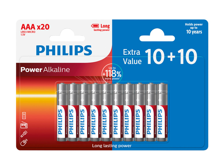 Gehe zu Vollbildansicht: Display Philips Alkaline Batterie - Bild 3