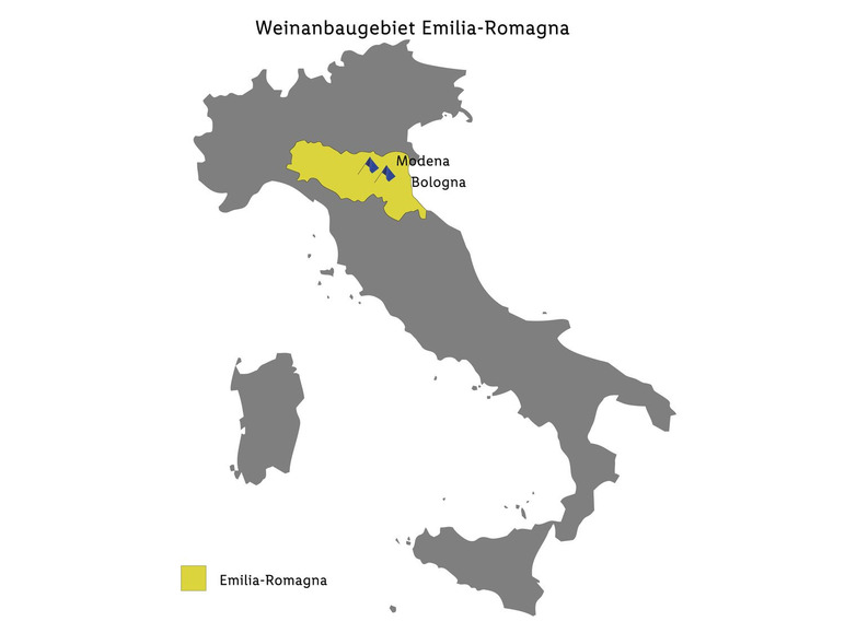 Villa Bonaga Lambrusco dell\' Emilia Perlwein lieblich 2020 IGP