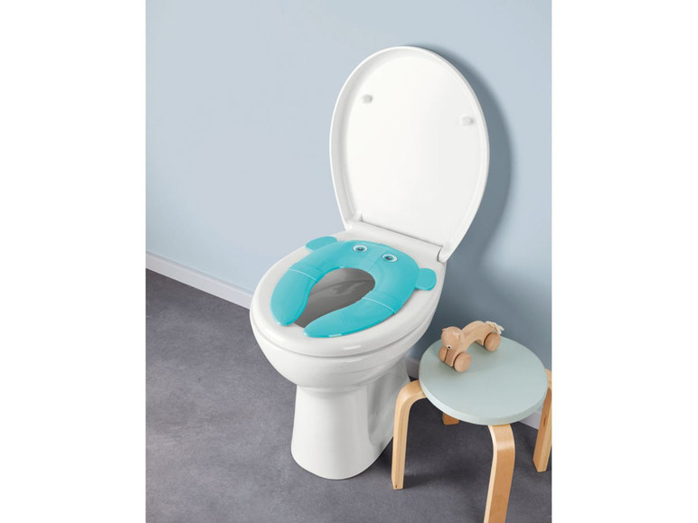 Gehe zu Vollbildansicht: MIOMARE® Kinder WC-Sitz, faltbar, 32 kg Belastbarkeit, mit Transportbeutel, bis 7 Jahre - Bild 9