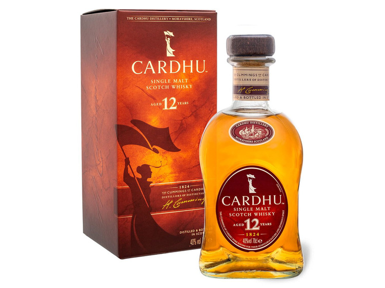 Cardhu Single Malt 12 mit Jahre Whisky Geschenkbox 40% Vol Scotch