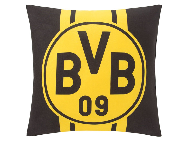 Gehe zu Vollbildansicht: Dekokissen »Borussia Dortmund«, 40 x 40 cm - Bild 1