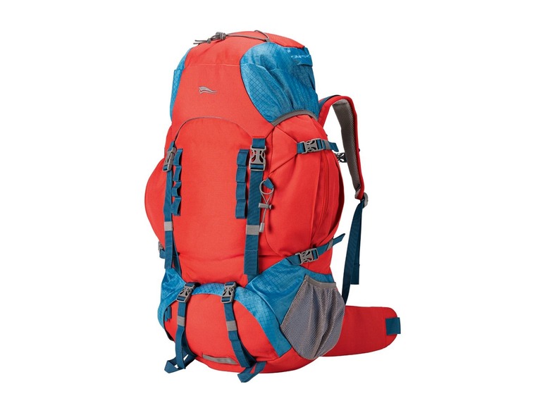 Gehe zu Vollbildansicht: CRIVIT® Backpack, Reiserucksack, 60 + 10 l Volumen, Mesh-Polsterung, Trekking - Bild 2