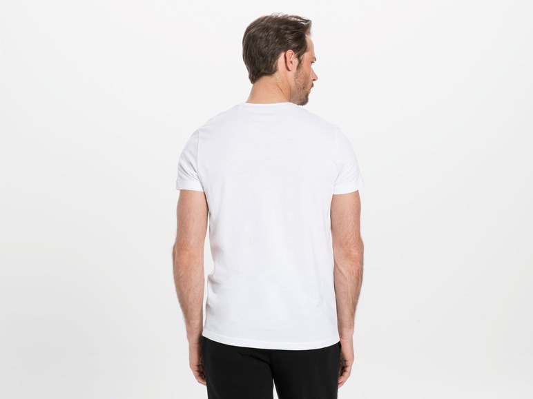 Gehe zu Vollbildansicht: LIVERGY® T-Shirt Herren, 3 Stück, mit Rundhals oder V-Ausschnitt, hoher Baumwollanteil - Bild 22