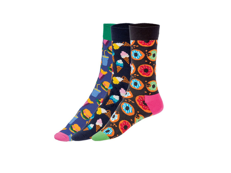 Gehe zu Vollbildansicht: Happy Socks Socken, 3 Paar, mit Baumwolle und Elasthan - Bild 11