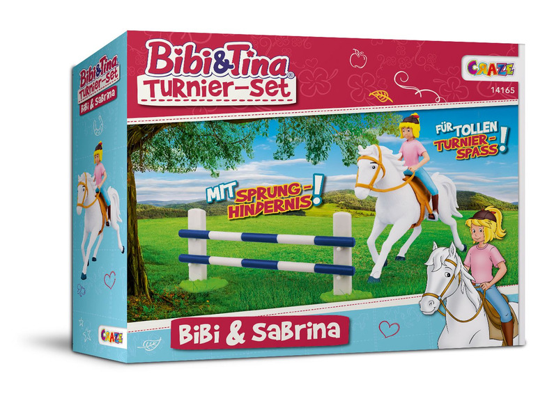 CRAZE Bibi »Turnier-Set Bibi & 3 2 Jahren Spielfiguren, Tina ab Sabrina«, - mit 