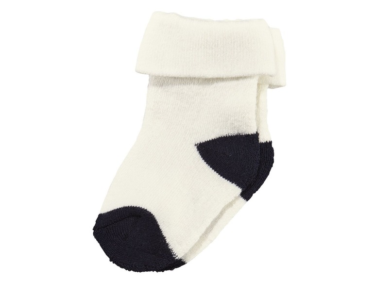 Gehe zu Vollbildansicht: LUPILU® Baby Socken Jungen, Vollplüsch, mit Bio-Baumwolle, weicher Umschlagbund, 5 Paar - Bild 6