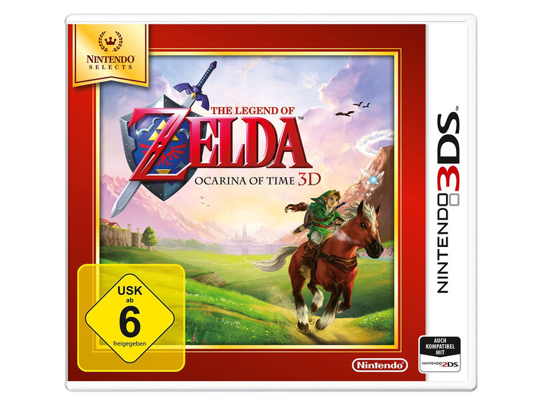 Gehe zu Vollbildansicht: The Legend of Zelda: Ocarina of Time 3D Selects, für Nintendo 3DS, für 1 Spieler - Bild 1