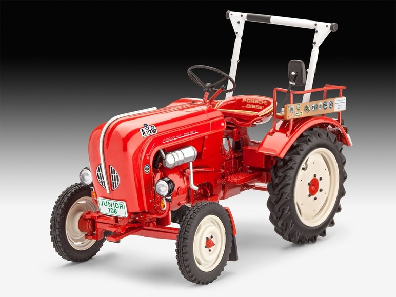 Go to full screen view: Revell Porsche Junior 108 tractor model kit - image 3