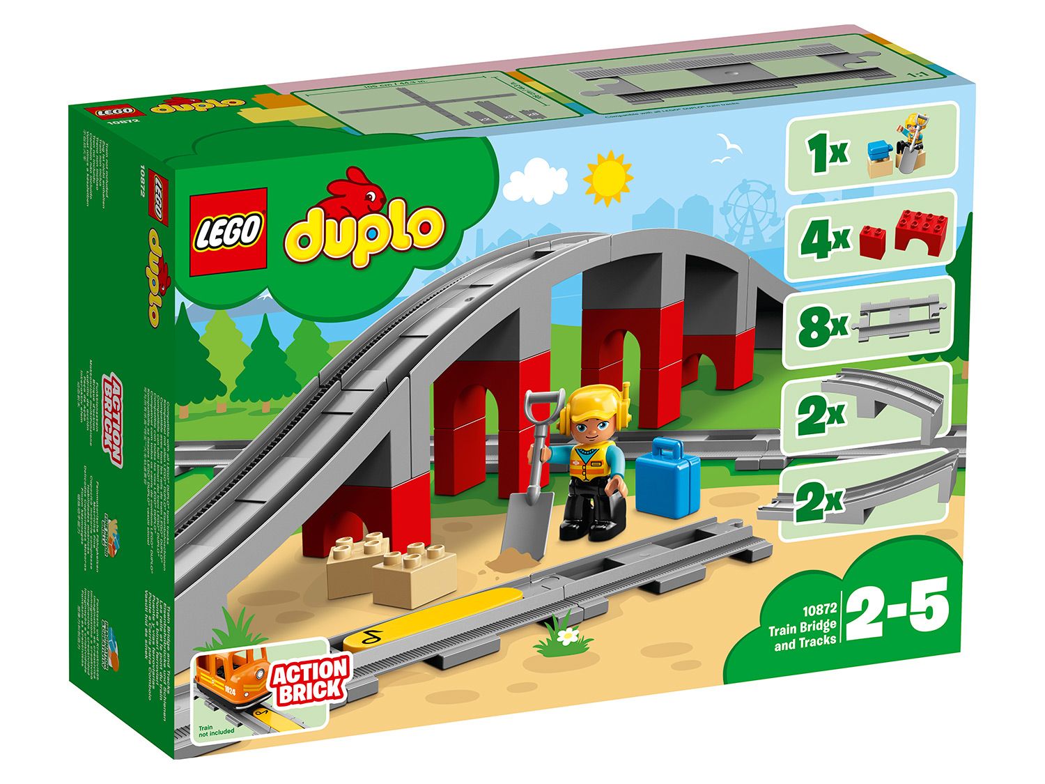 LEGO® DUPLO® LEGO® DUPLO® 10872 Eisenbahnbrücke und Schienen