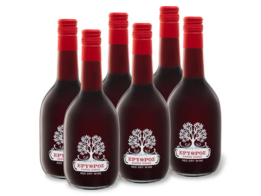 Weinpaket x 0,5-l-Flasche Rot… 0,5-l, trocken Rotwein 6