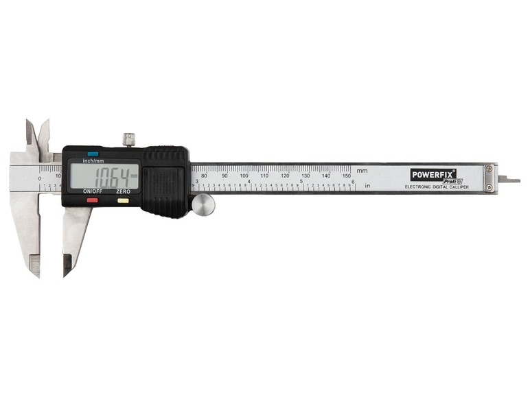 Gehe zu Vollbildansicht: POWERFIX® Digitaler Winkelmesser/ Messschieber, mit mm und Inch-Skala, inklusive Batterie - Bild 2