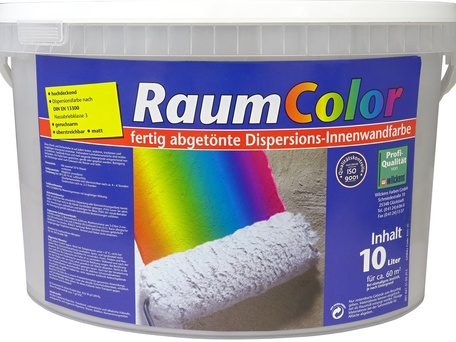 Wilckens Raumcolor, 10 L (Samtgrau)