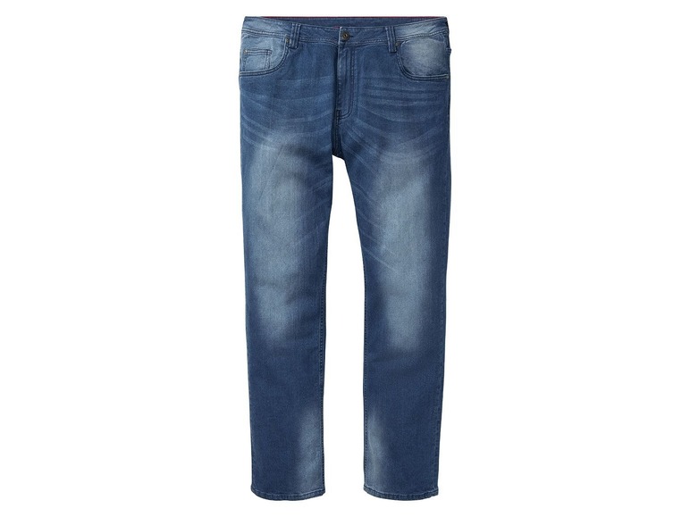 Gehe zu Vollbildansicht: LIVERGY® Jeans Herren, YKK-Reißverschluss, 5-Pocket-Style, hoher Baumwollanteil, elastisch - Bild 2