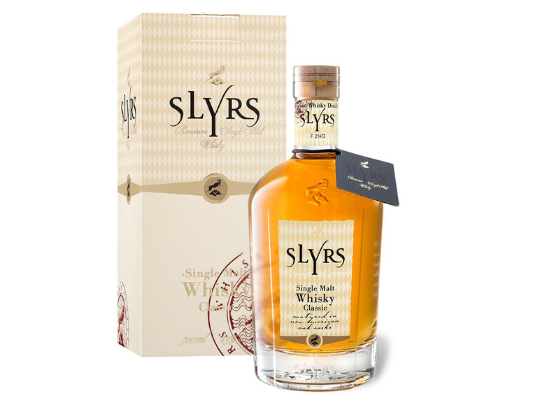 Single Vol Geschenkbox Bavarian Malt Whisky mit Slyrs 43%