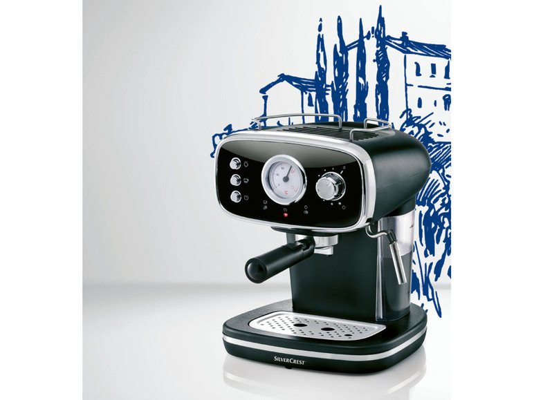 »SEMS B2« SILVERCREST® Espressomaschine 1100 TOOLS KITCHEN