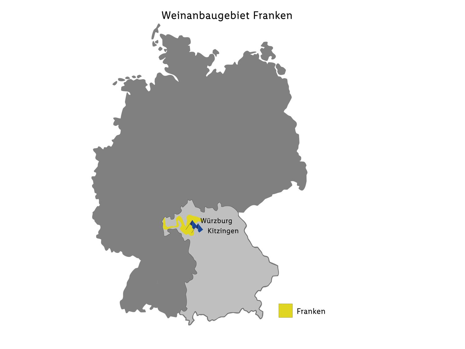 Frank\'n Weißwei… Müller-Thurgau trocken, QbA Die jungen