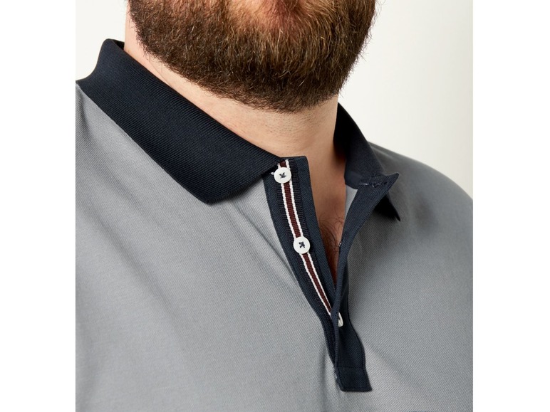 Gehe zu Vollbildansicht: LIVERGY® Poloshirt, Regular Fit, mit Polokragen, in Pikee-Qualität, mit Baumwolle - Bild 8