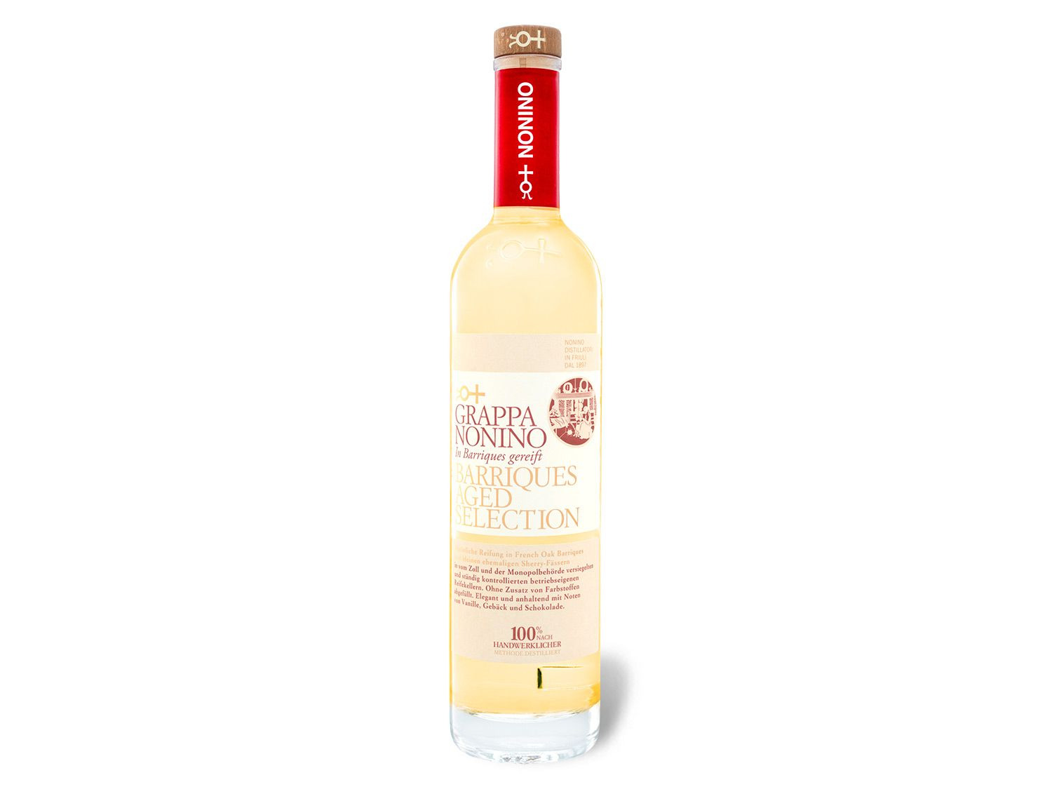 LIDL Aged Grappa Selection Barriques Vol 41% Nonino |