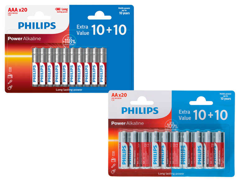 Gehe zu Vollbildansicht: Display Philips Alkaline Batterie - Bild 1