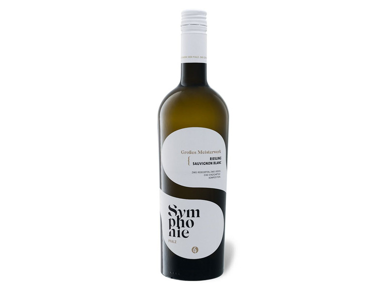 Gehe zu Vollbildansicht: Deutsches Weintor Symphonie Cuvée Weiß QbA trocken, Weißwein 2019 - Bild 1