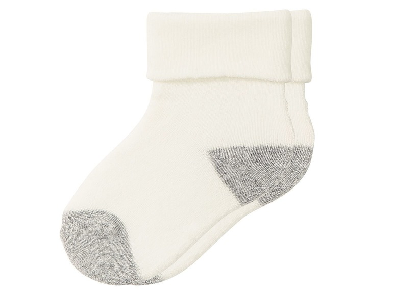 Gehe zu Vollbildansicht: LUPILU® PURE COLLECTION Baby Socken, enthält Bio-Baumwolle, weicher Umschlagbund, 5 Paar - Bild 6