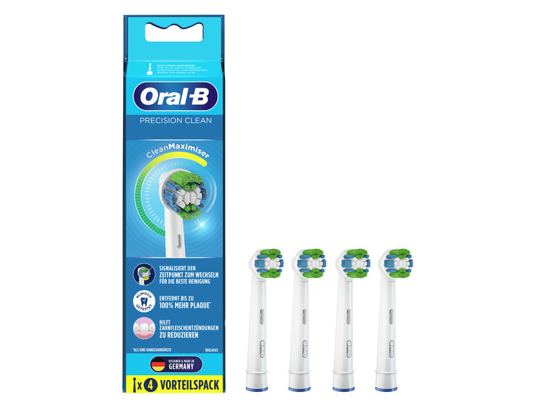 Gehe zu Vollbildansicht: Oral-B Precision Clean Aufsteckbürsten, 4 Stück - Bild 1