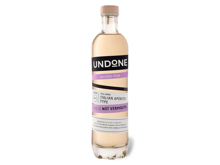 Undone No. 8 Type Aperitiv Italian Vermouth Not - Alkoholfrei