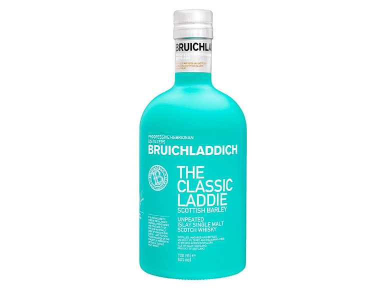 Bruichladdich The Classic Laddie Unpeated 50% Islay Geschenkbox mit Whisky Scotch Vol Malt Single