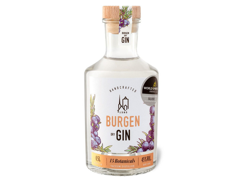BIO Burgen Dry Gin 45% Vol LIDL kaufen | online