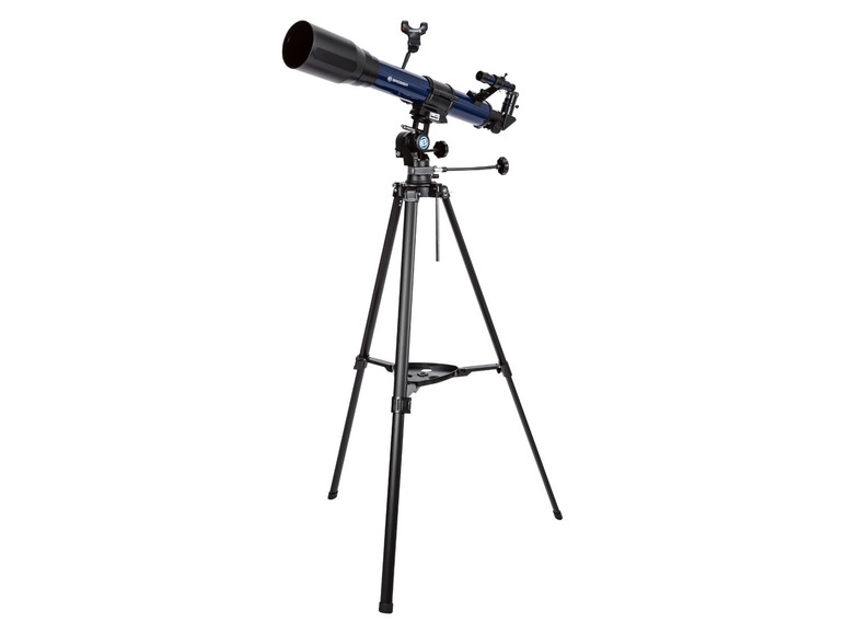 Skylux Refraktor Teleskop, BRESSER mit Smartphonehalterung 70/700