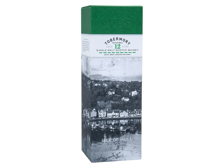Tobermory Single Malt Scotch Whisky 12 46,3% mit Vol Geschenkbox Jahre