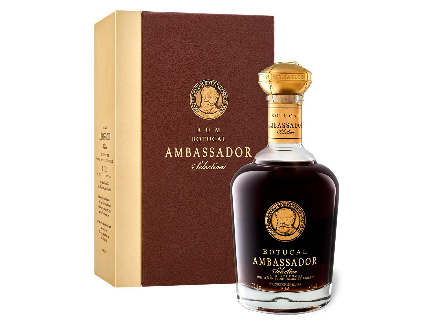 Ambassador Botucal Vol mit LIDL Geschenkbox 47% Rum |