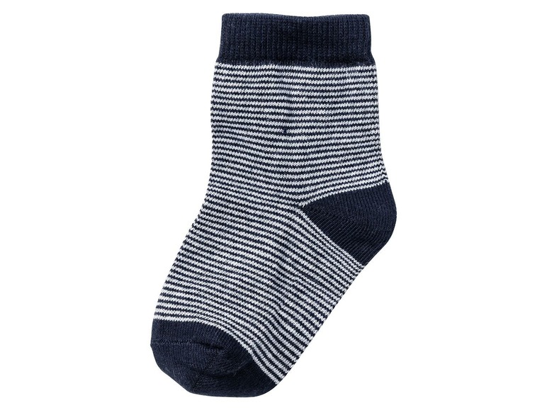 Gehe zu Vollbildansicht: LUPILU® Jungen Socken, hoher Baumwollanteil, mit echter Ferse, 7 Paar - Bild 7