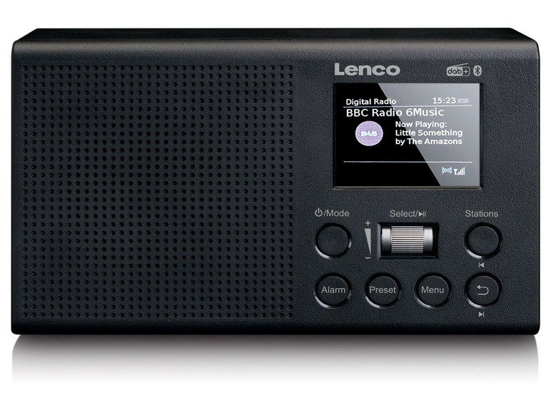 Gehe zu Vollbildansicht: Lenco PDR-031 Tragbares DAB+ Radio mit Akku und Bluetooth - Bild 1