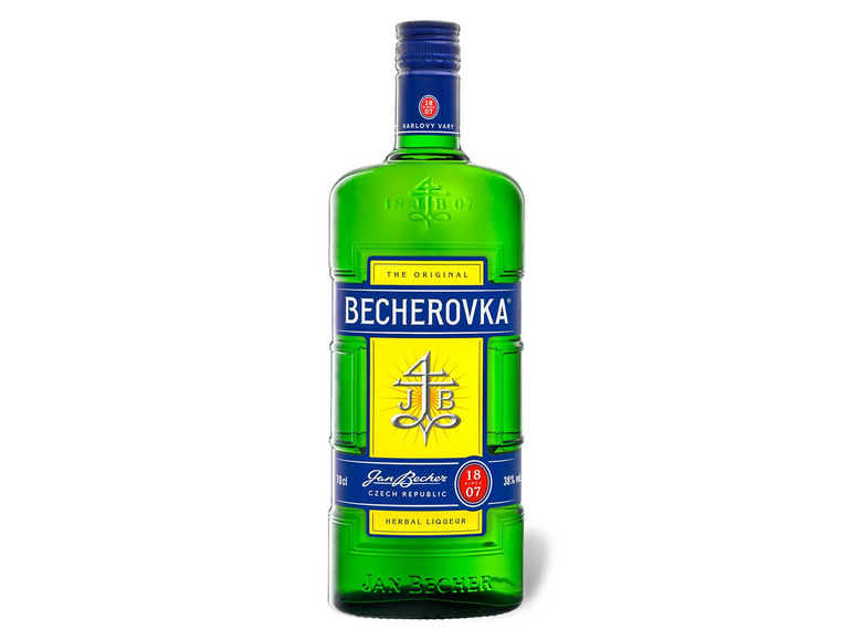 Original Becherovka 38% Karlovarska Vol