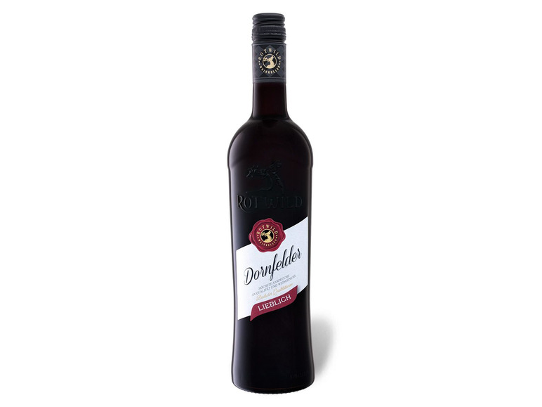 Rotwein 2022 lieblich, QbA Dornfelder Rotwild